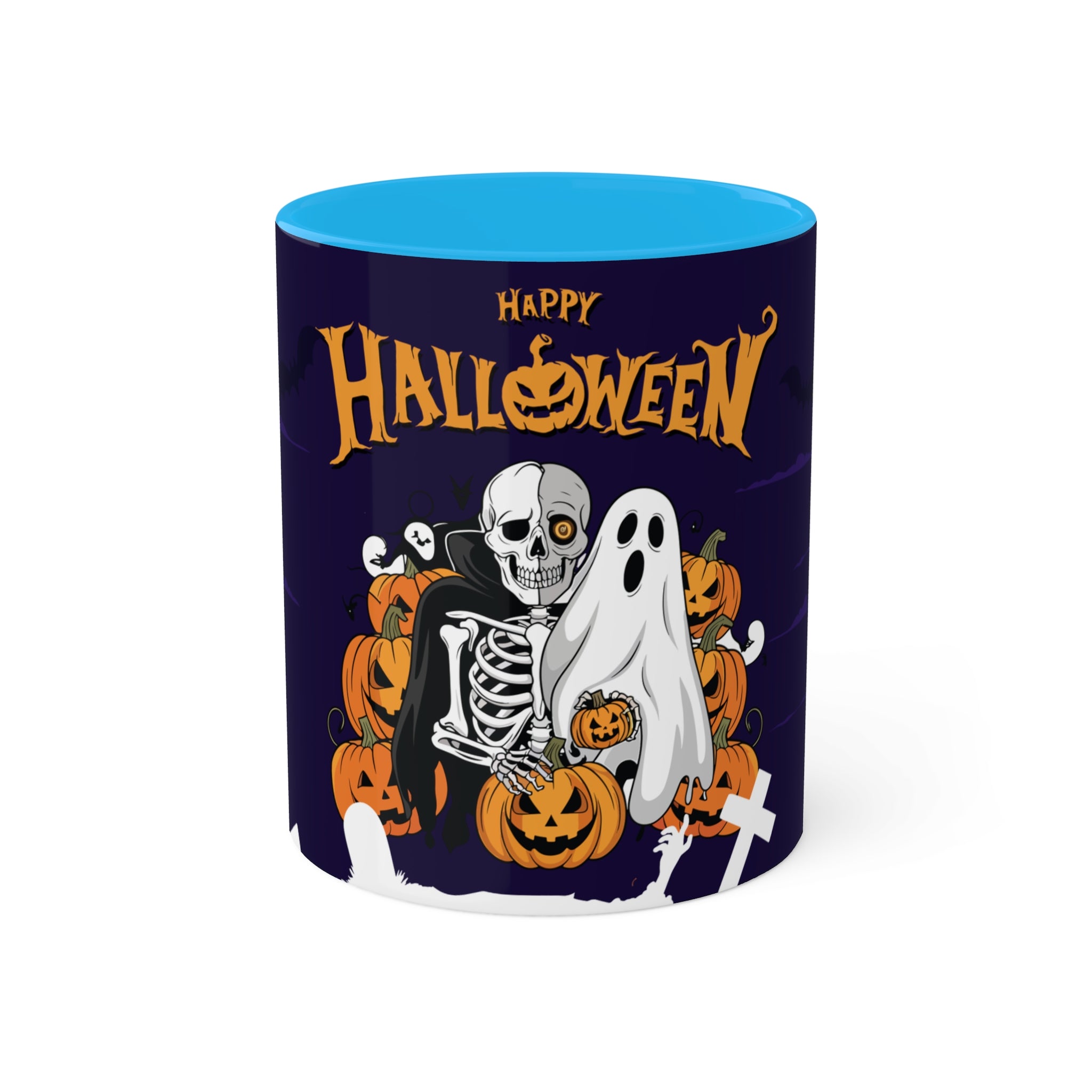 Halloween is Better with Skeleton | Colorful Mugs